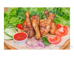 Шашлык из куриной голени