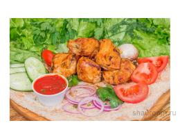 Шашлык из мякоти курицы